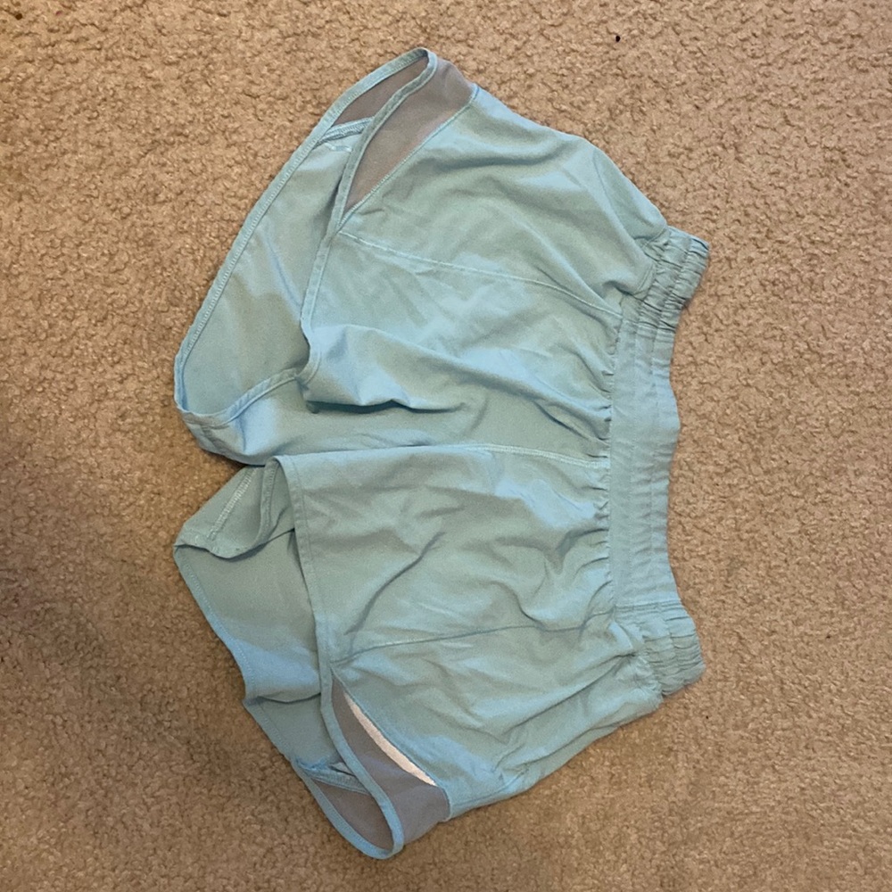 blue lulu 4 in shorts size8